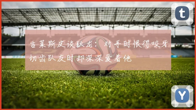 吉莱斯皮谈狄龙：对手时恨得咬牙切齿队友时却深深爱着他